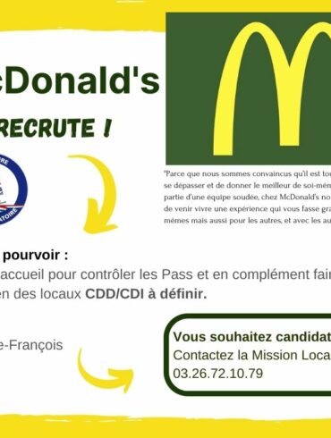 Offres d'emploi - mc donald's offre 2