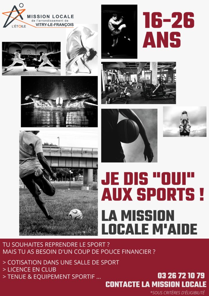 affiche action remobilisation jeune sport 2022