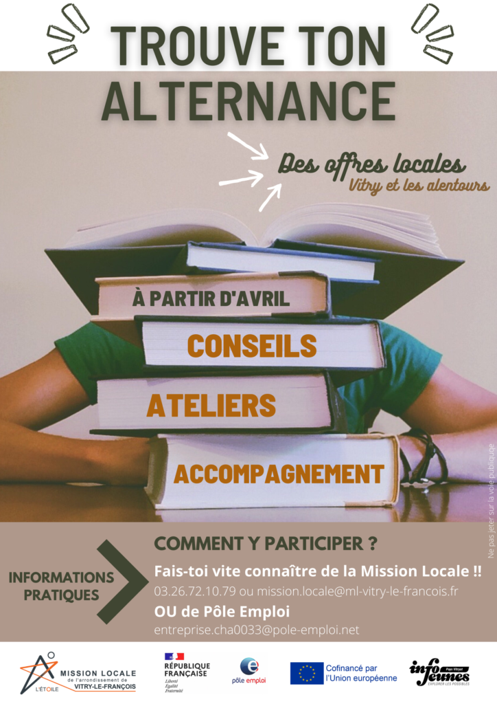 affiche recto - trouve ton alternance 2023