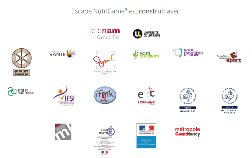 Escape NutriGame - Construit avec ...