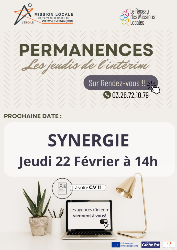 Permanences intérim synergie - 22.02.24