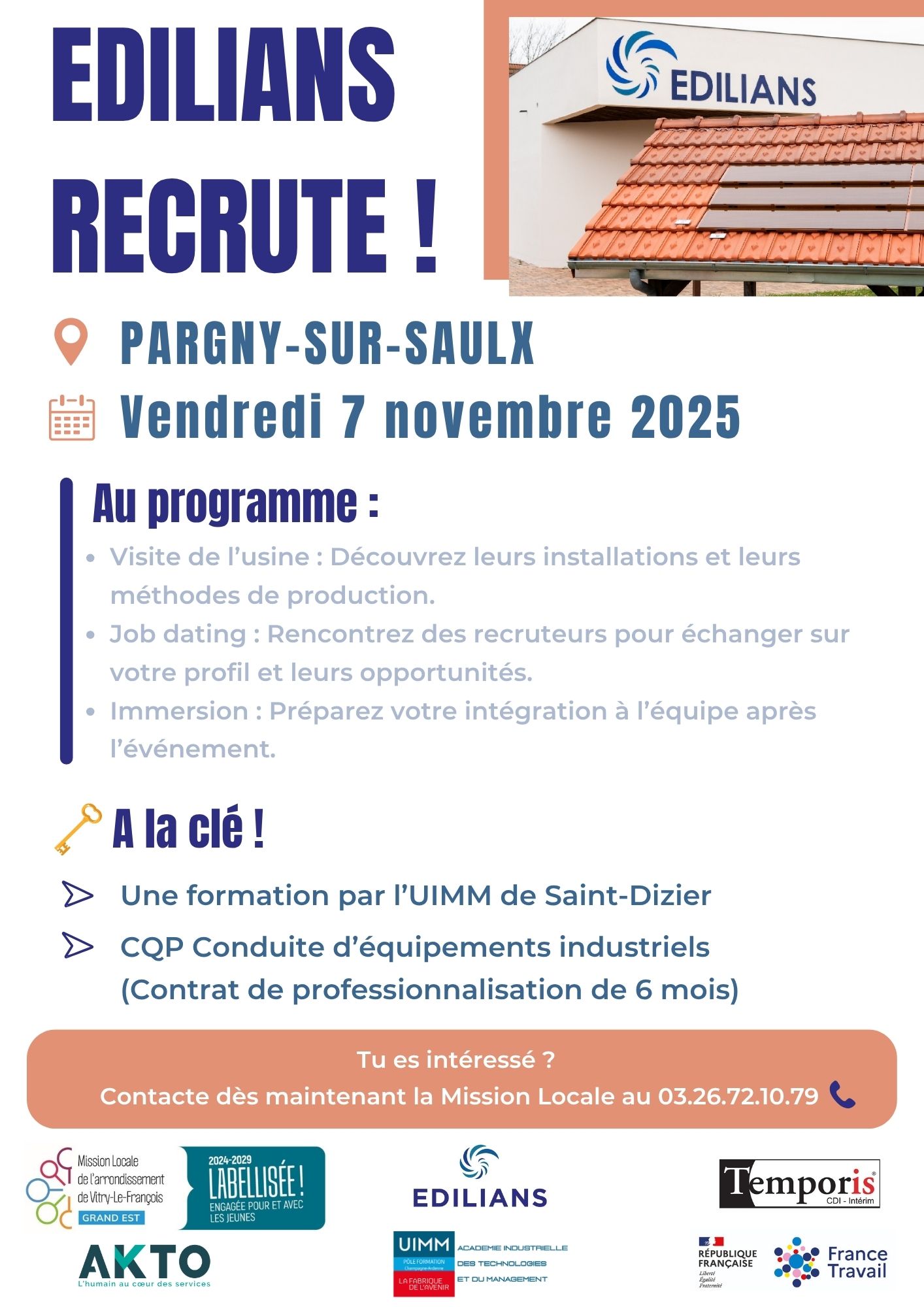 Edilians recrute !